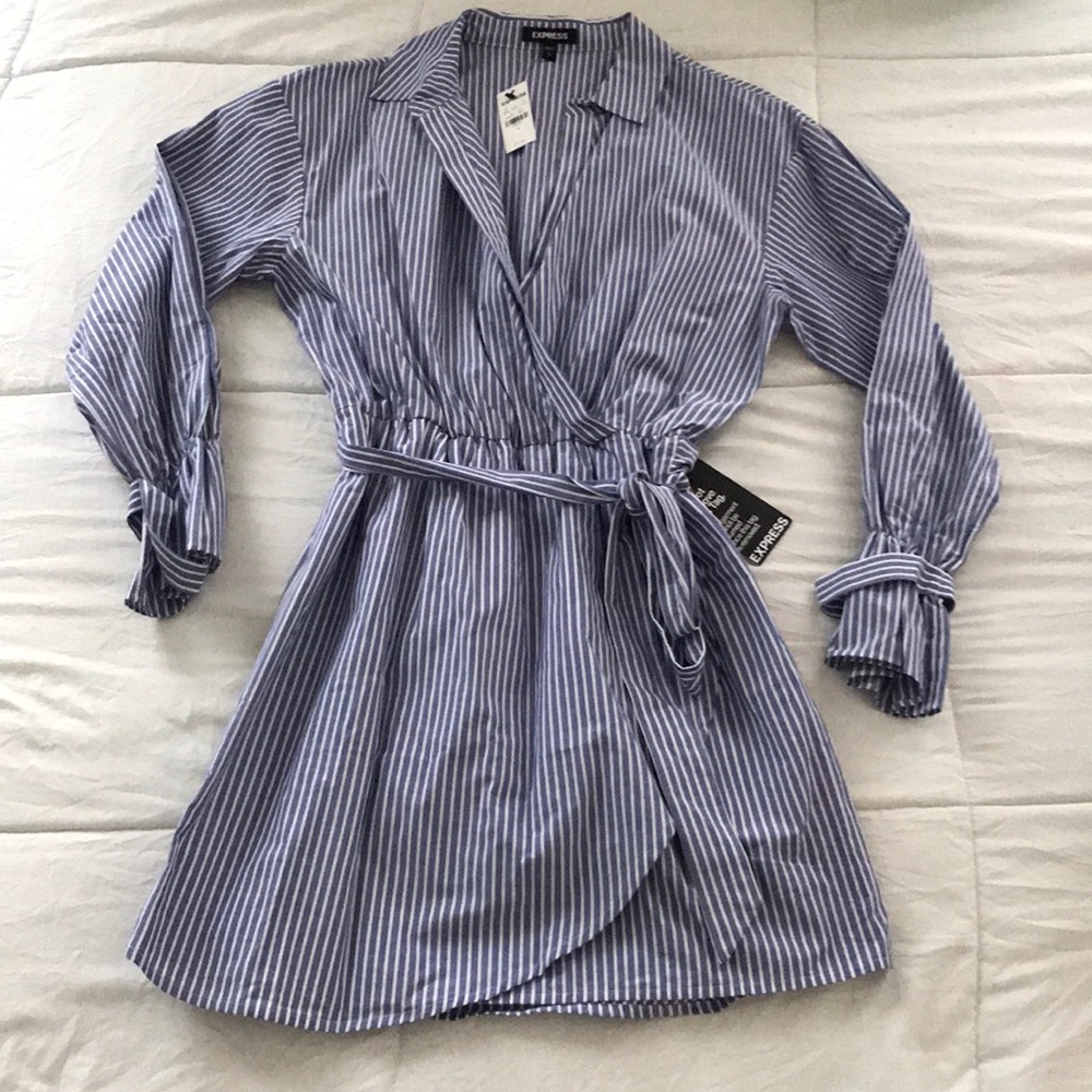 NWT Express pinstripe dress